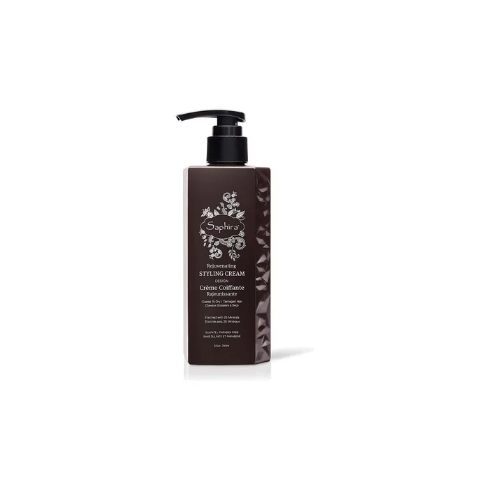 Saphira Rejuvenating Styling Cream with 26 Dead Sea Minerals 8.5 fl oz