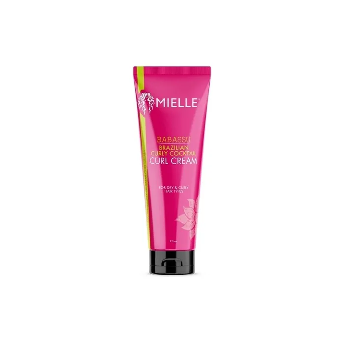 Mielle Organics Brazilian Curly Cocktail Curl Cream with Babassu Oil 7.5oz Ivory