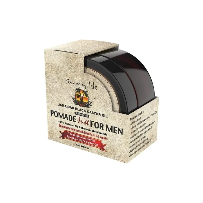 Sunny Isle Jamaican Black Castor Oil Pomade for Men 4 oz
