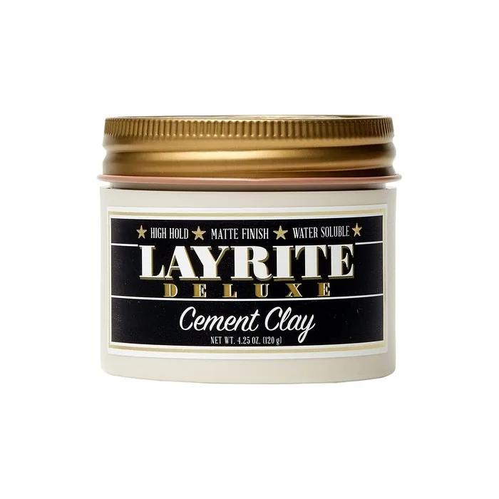 Layrite Cement Clay 120g High Hold Water Soluble Matte Finish