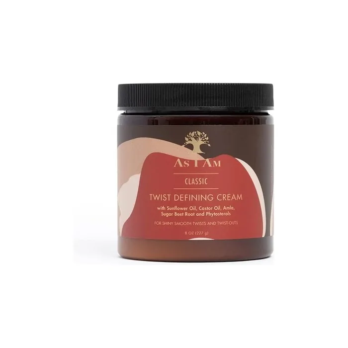 AS I AM Twist Defining Cream for Shiny Smooth Twists and Twist-Outs 227g