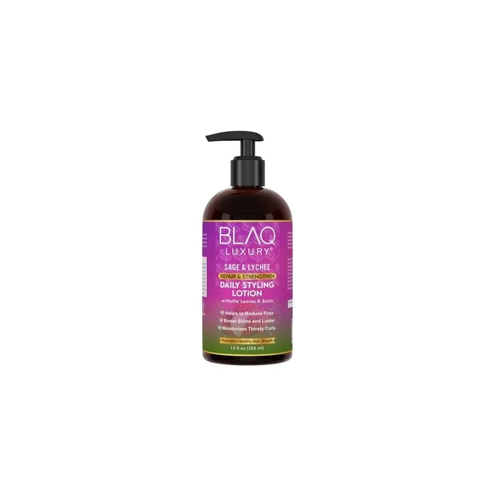 Blaq Luxury Sage & Lychee Daily Styling Lotion 12oz