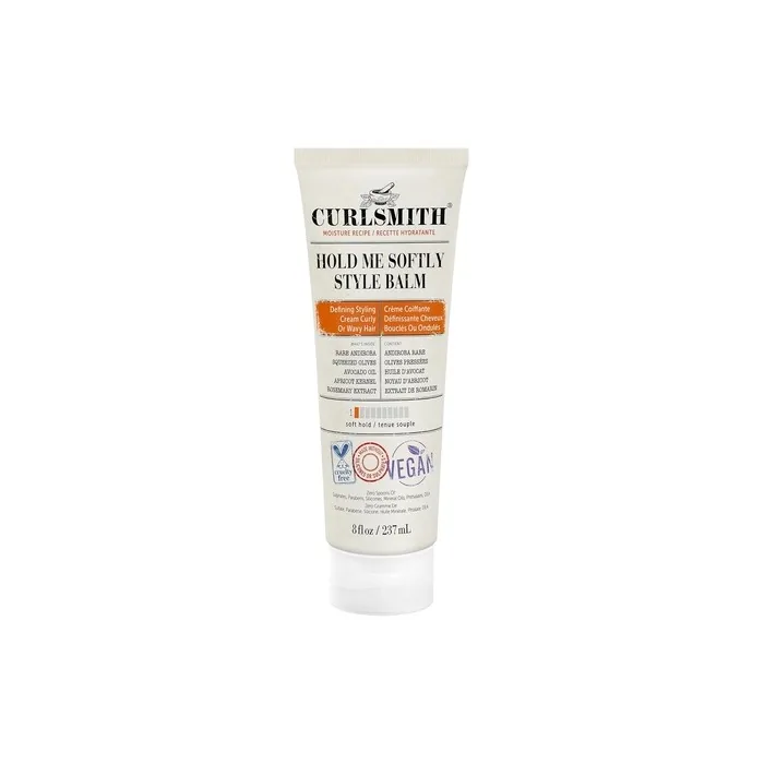 Curlsmith Hold Me Softly Style Balm Vegan Soft Hold Styling Cream for Wavy Hair