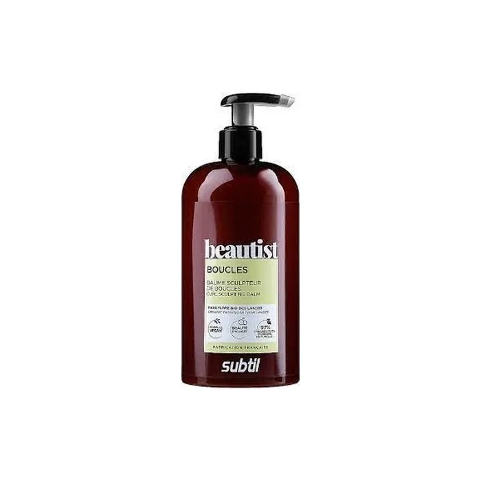 Subtil Beautist Boucles Curl Sculpting Balm 500ml - High-Quality Regeneration for Damaged Curls