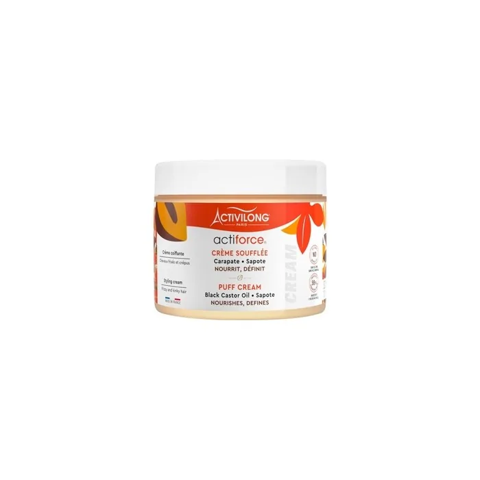 Actiforce Puff Cream Blowdry Cream Infused With Black Castor Oil And Sapote