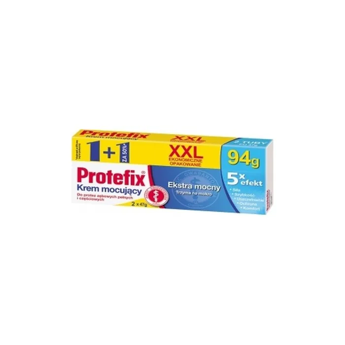 Protefix Extra-Strong Fixing Cream Xxl 94g - Long-Term Validity