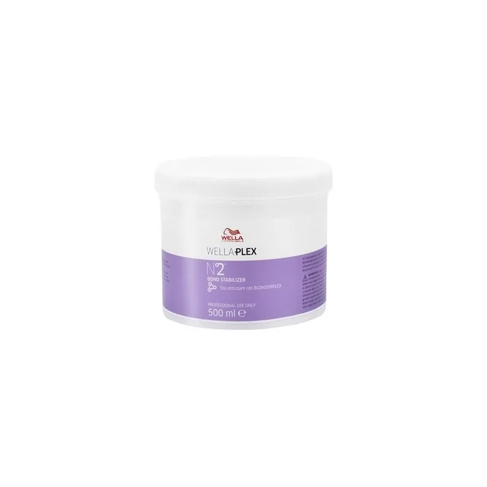 Wella Professionals Wellaplex Bond Stabilizer No 2 Post Colour Treatment Cream For Strengthening 500 Ml