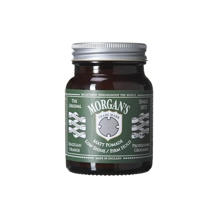 Morgan's Matt Pomade Low Shine Firm Hold 100g Black Unscented