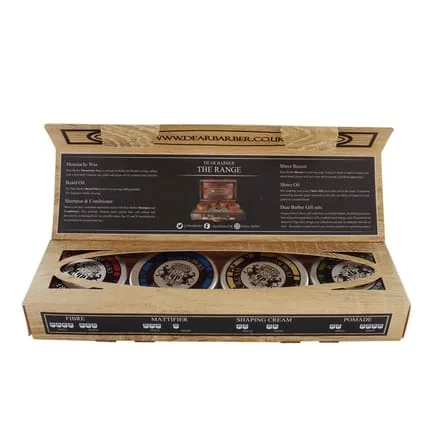 Dear Barber Mini Styling Collection - Fibre 20ml, Mattifier 20ml, Shaping Cream 20ml, Pomade 20ml