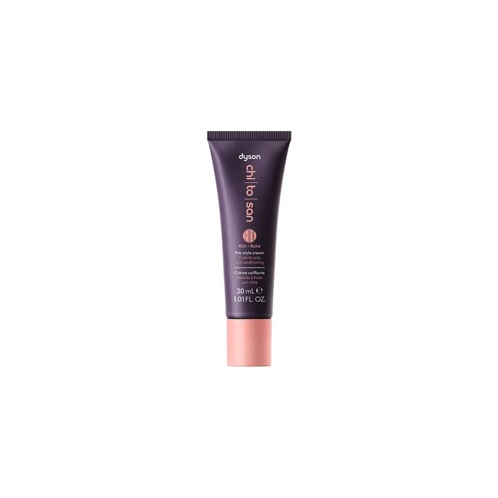 Dyson Chitosan Prestyling Hair Cream Curly To Coily Rich Conditioning 30ml