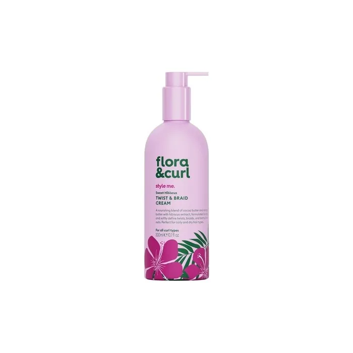 Floracurl Sweet Hibiscus Twist Braid Cream Hair Cream 300ml