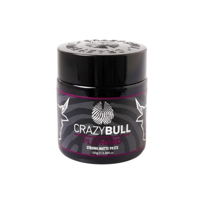 Crazybull Play Hard Strong Matte Paste Strong Hold Hair Styling Paste