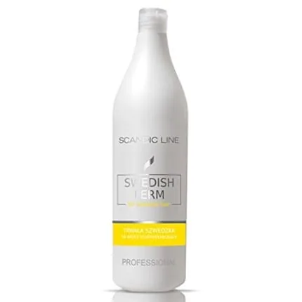 Scandic Line Swedish Perm Permanent Wave Liquid for Difficult to Perm Hair 1 Liter
