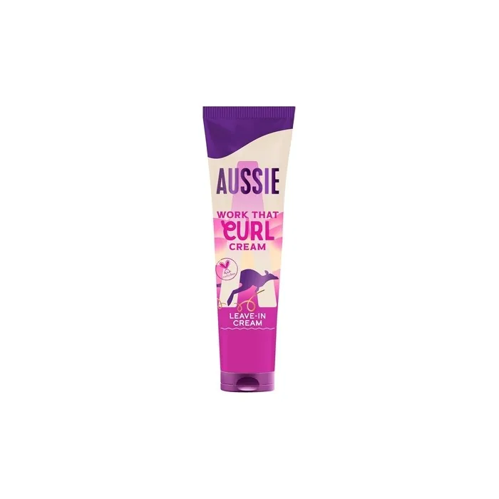 Aussie Work That Curl Cream 160ml Leave-In Cream for Definition