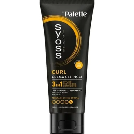 Syoss Palette Cream Gel 3 In 1 250 Ml Curly