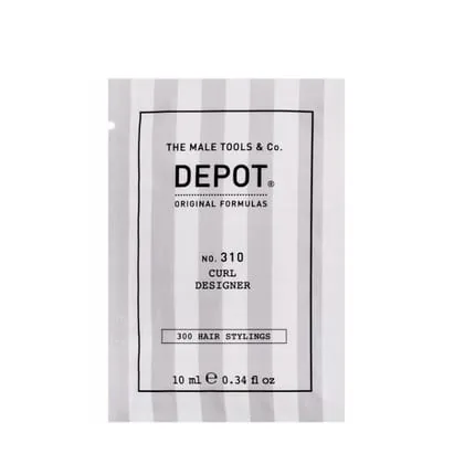 Depot 300 Hair Stylings No 310 Uv Filter Hair Styling Cream Flexible Hold 10 Ml