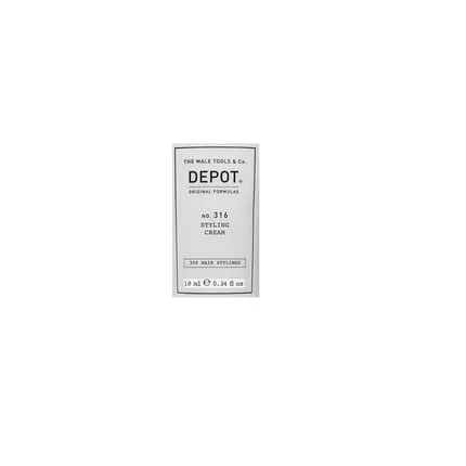 Depot 300 Hair Stylings No 316 Uv Filter Hair Styling Cream Medium Hold 10 Ml