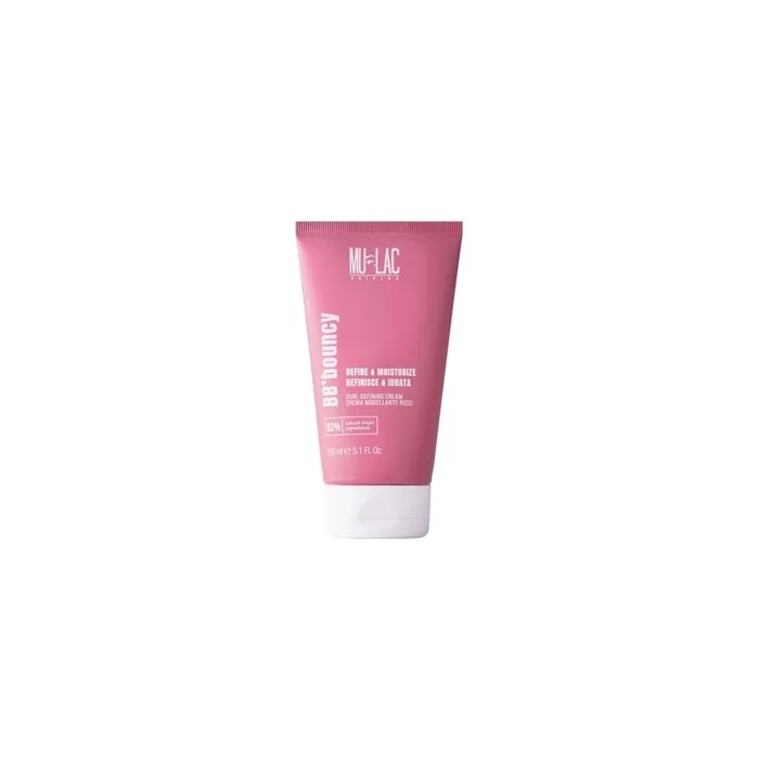 Mulac Cosmetics BB' BOUNCY STYLING Curly Hair Modeling Cream Locks Frizz VEGAN 150ml