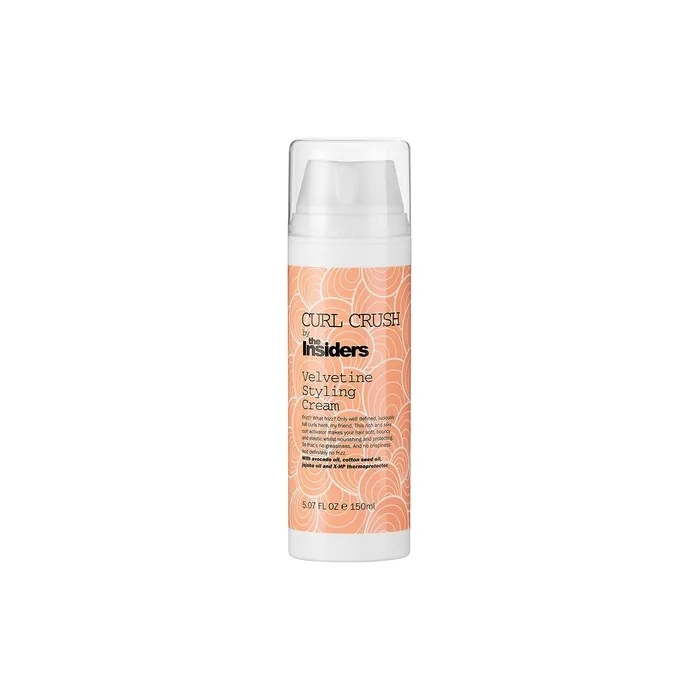 Velvetine Styling Cream by The Insiders with Curl Activator for Silky and Frizz-Free Curls 150ml
