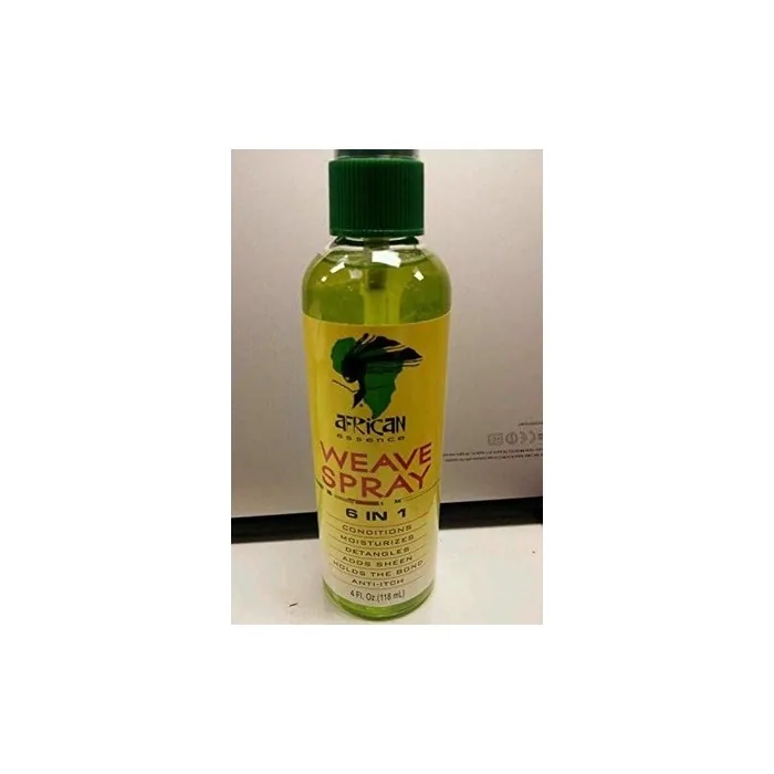 African Essence 6 In 1 Weave Spray For Synthetic And Human Hair 4oz