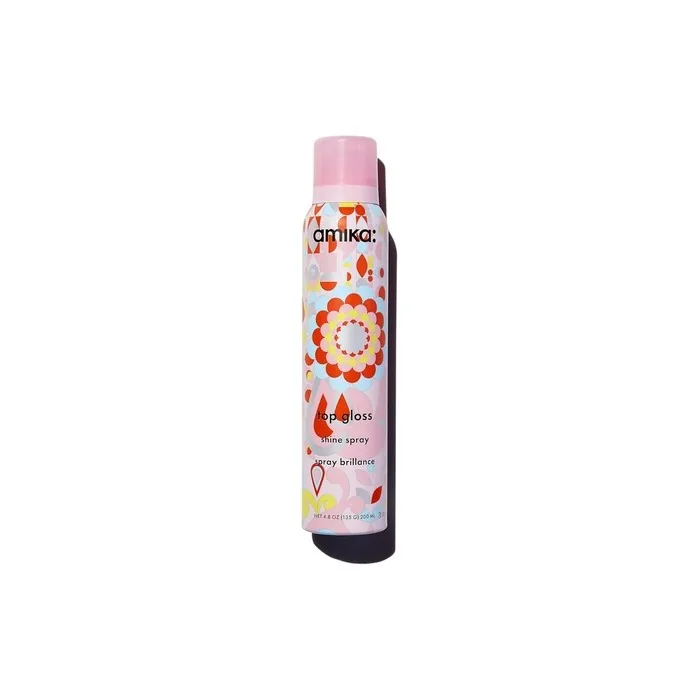 Amika Top Gloss Shine Spray 200ml Finishing Shine Spray for Ultimate Glossy Finish and Frizz Control