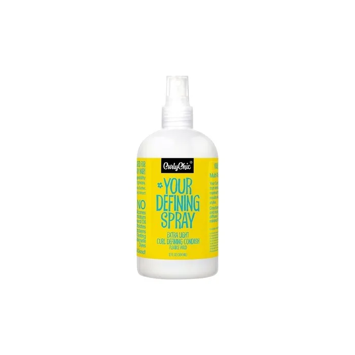 Your Defining Spray Lightweight Styling Aid For Defined Moisturized Hair & Frizz Control
