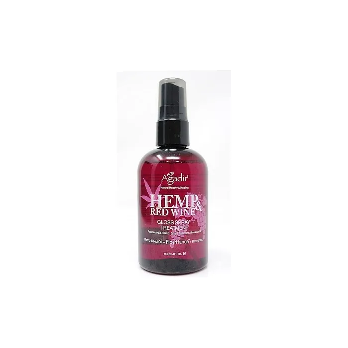 Agadir Hemp & Red Wine Gloss Spray Treatment 4 Fl Oz