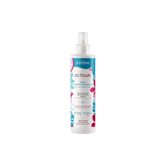 Activilong Acticurl Hydra Curl Activator Spray with Dragonfruit Pitaya Glycerin and Aloe Vera 250ml