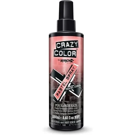 Crazy Color Pastel Hair Spray Peachy Coral 250ml