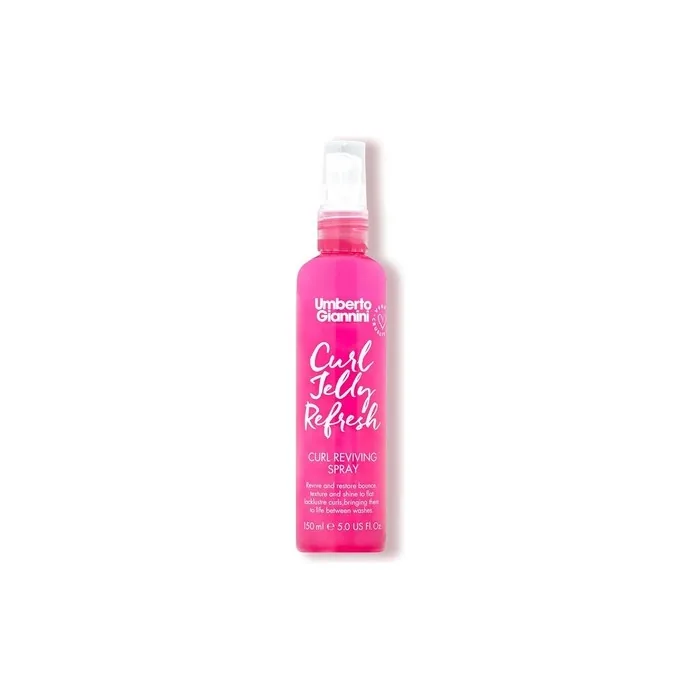 Umberto Giannini Curl Jelly Refresh Curl Refreshing Styling Spray for Zero Frizz Defined Curls Moisturising Spray Scrunch Curl and Wavy Hair Styling