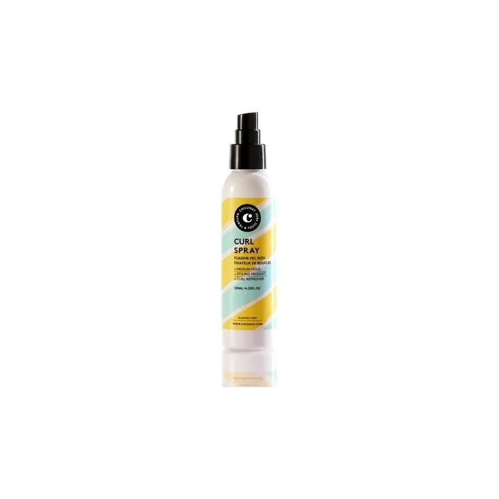 Cocunat Curl Spray Curl Fixation Medium Hold Without Frizz 125ml