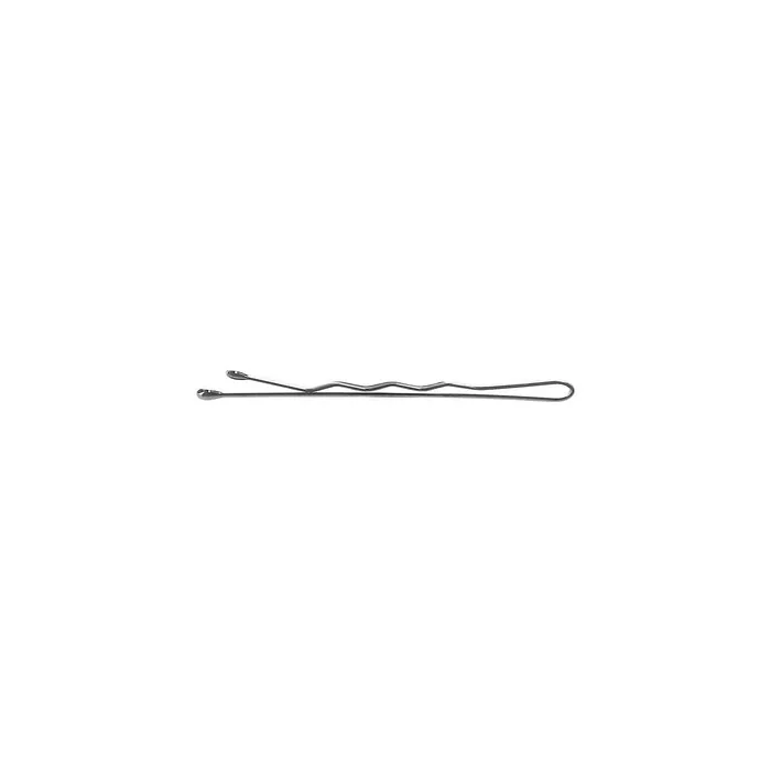 TB TOOLS FOR BEAUTY LUSSONI Waved Hair Grips Hairpins 6cm Silver - Pack of 250