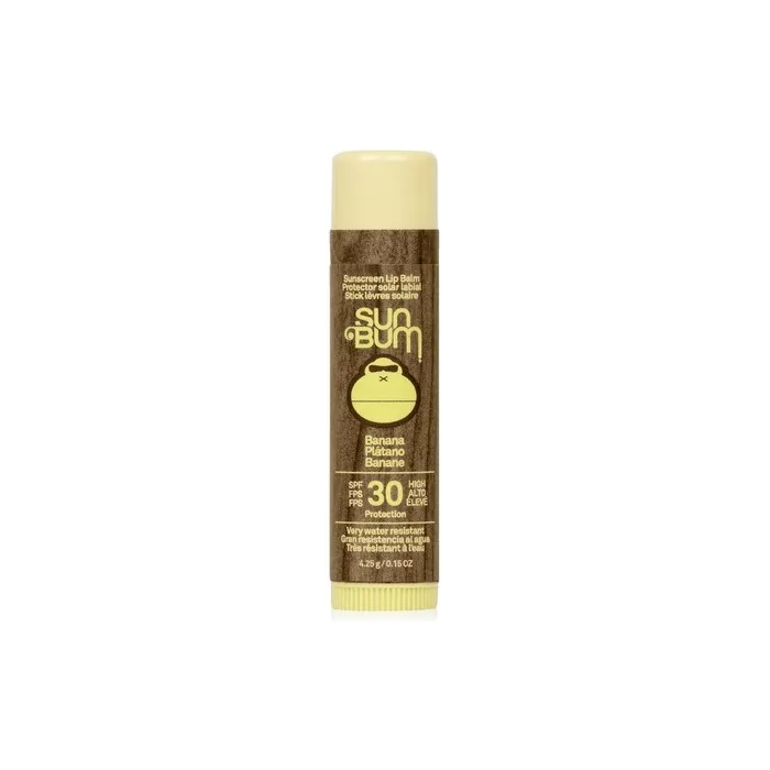 Sun Bum SPF 30 Banana Sunscreen Lip Balm - Vegan and Cruelty Free Broad Spectrum