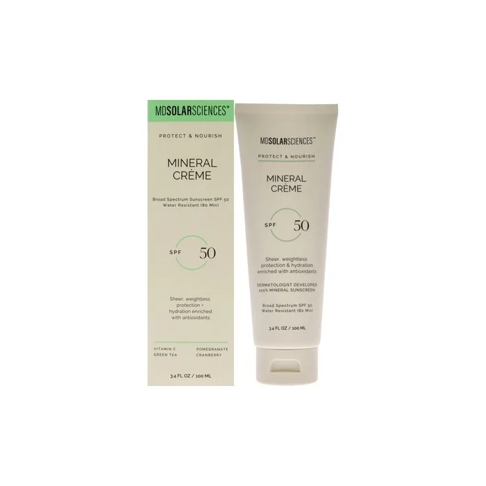 Mdsolarsciences Mineral Creme Spf 50 34 Oz Sunscreen For Unisex
