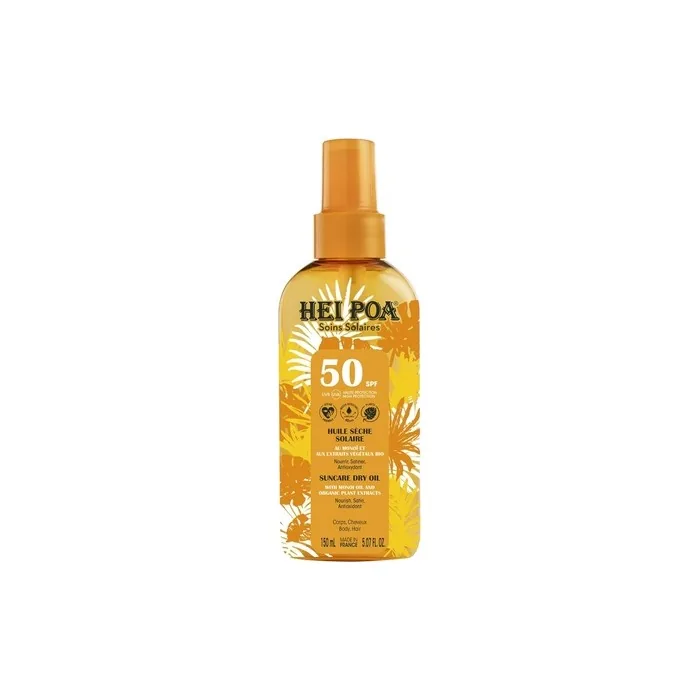 Hei Poa Monoi Sun Dry Oil SPF50 150ml