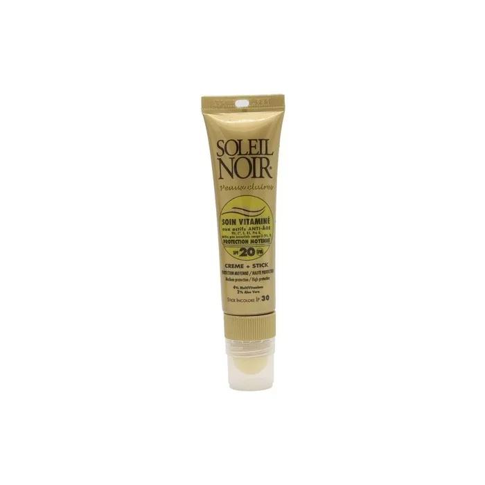 Soleil Noir Vitamin Care Cream SPF 20 20ml + Stick SPF 30 2g