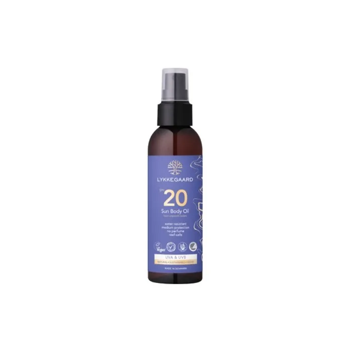 Lykkegaard Sun Body Oil SPF 20 Suntan Oil