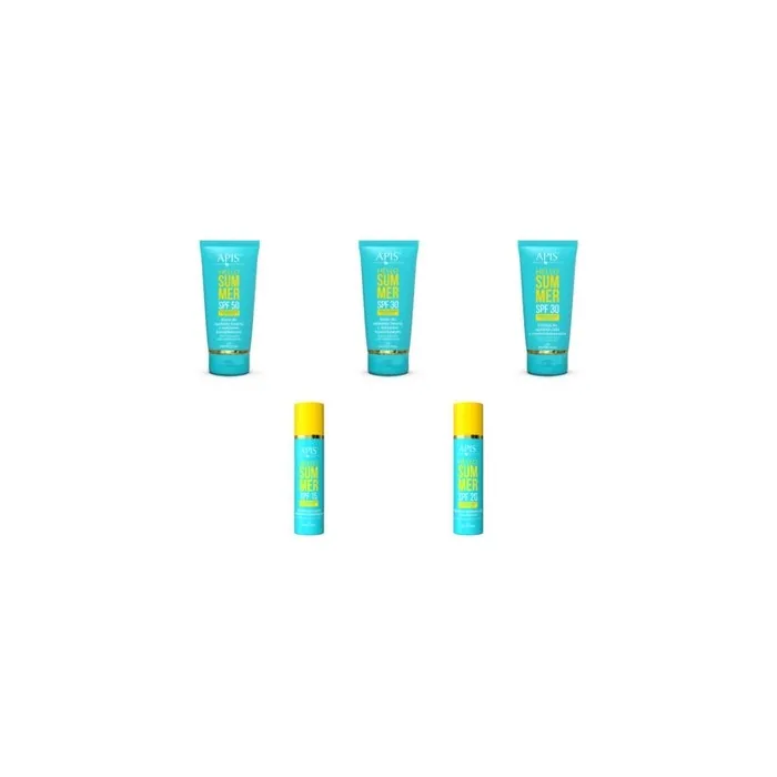 Apis Hello Summer Waterproof Body Lotion, Body Oil, and Face Mist