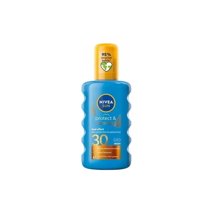 Nivea Sun Protect & Bronze Activating Spray Balsam Natural Tan Spf30 200ml