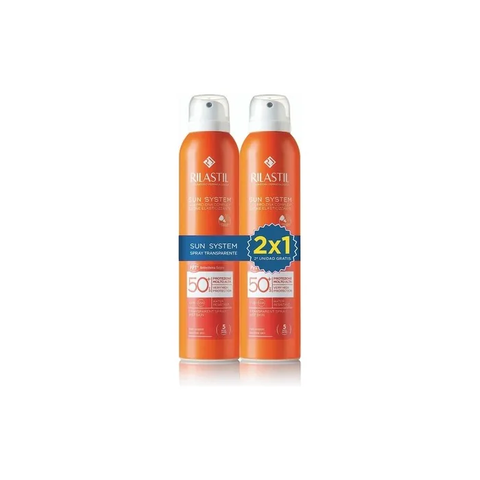 Sun System 50+ Transparent Spray Lot - Pack of 2