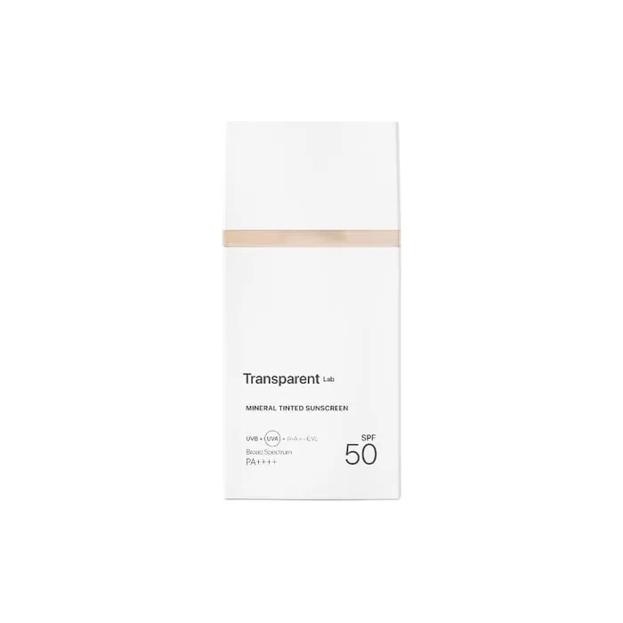 Transparent Lab Mineral Tinted Sunscreen Light - Sun Protection with Physical Filters