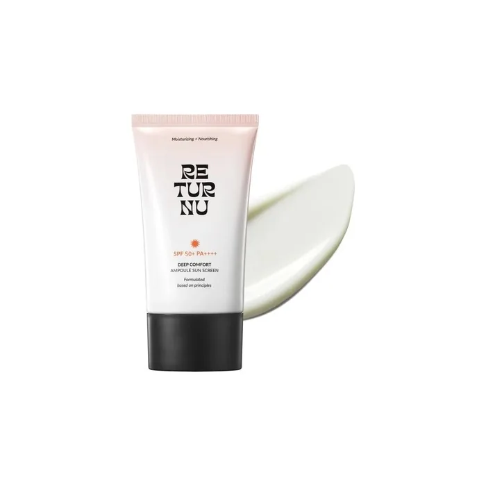Returnu Vegan Deep Comfort Ampoule Sunscreen Spf 50