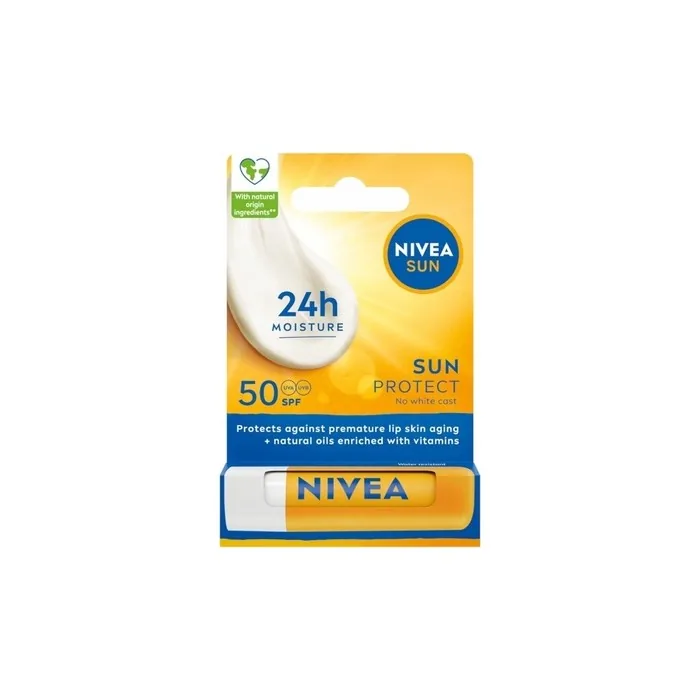 Nivea Sun Protect Lip Balm Spf 50 55ml - High Protection For Your Lips
