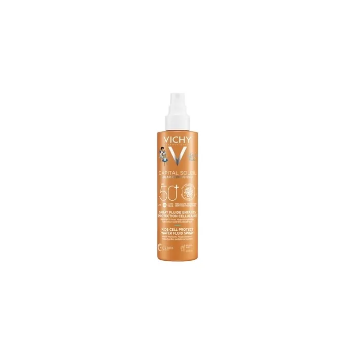 Vichy Capital Soleil Kids Cell Protect Water Fluid Spray Spf 50 200 Ml