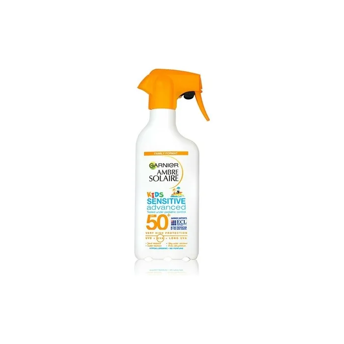 Garnier Ambre Solaire Kids Sensitive Advanced Spray Spf 50 270 Ml Sunscreen For The Body