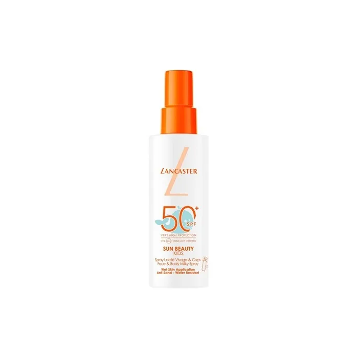 Lancaster Children's Sunscreen Spray Sun Beauty Kids Spf 50 Face & Body Milk Spray 150 Ml