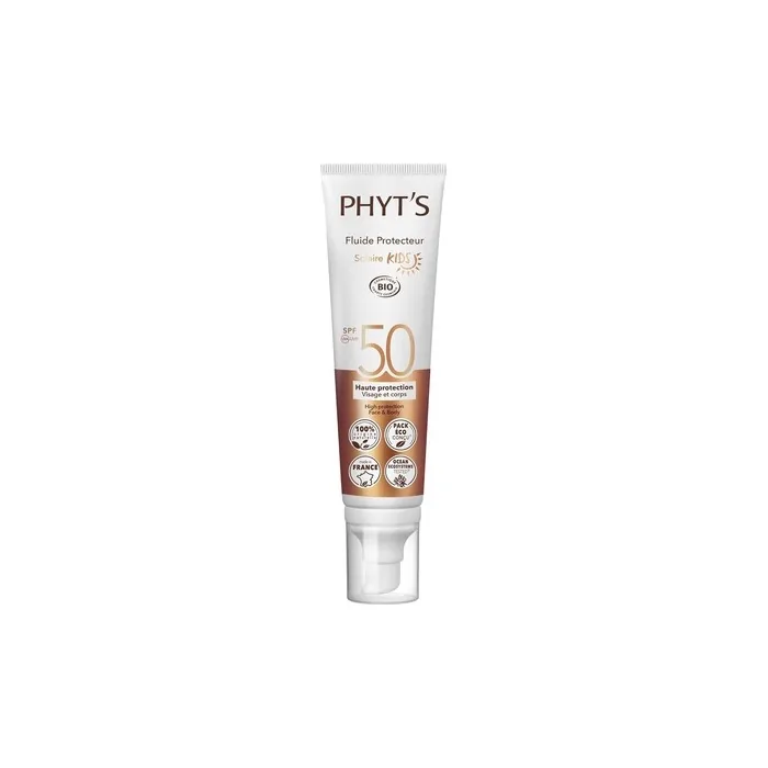 Phyts Sun Protective Fluid Kids SPF 50 - Organic Fragrance-Free Mineral Face