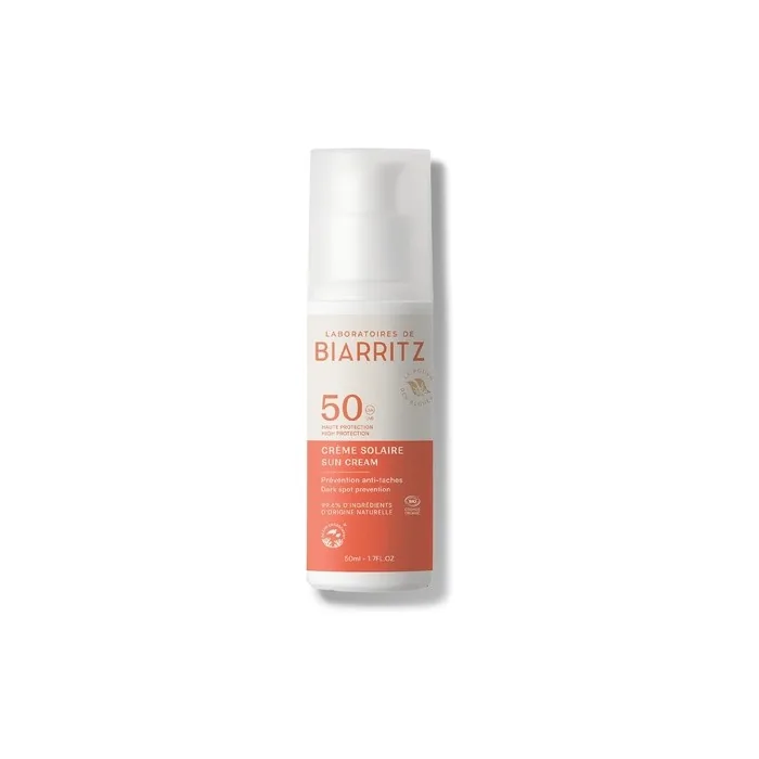 Laboratoires De Biarritz Facial Sunscreen SPF 50 Certified Organic
