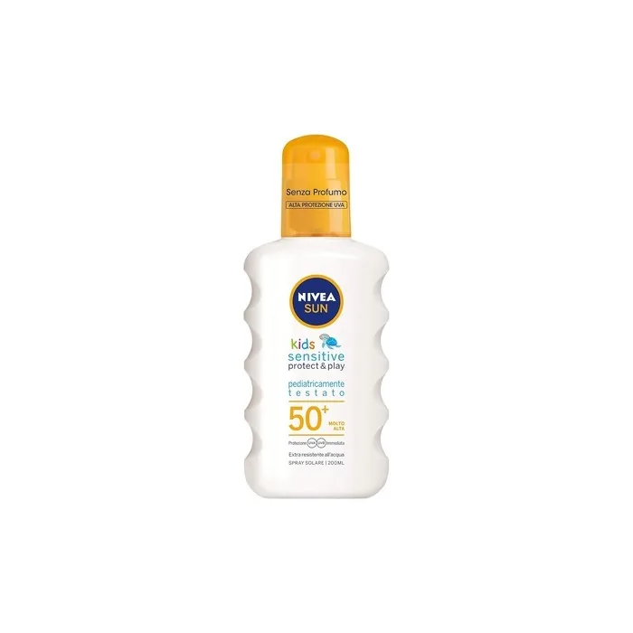 NIVEA SUN Kids Sensitive Protect & Play Sunscreen Spray SPF 50+ 200ml