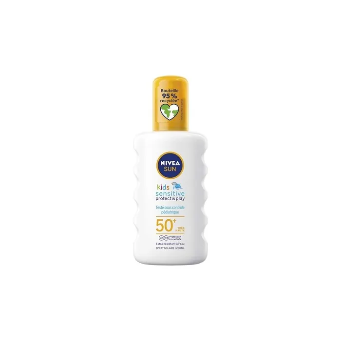 NIVEA Sun Kids Sensitive Protect & Play Sunscreen Spray SPF 50+ 200ml